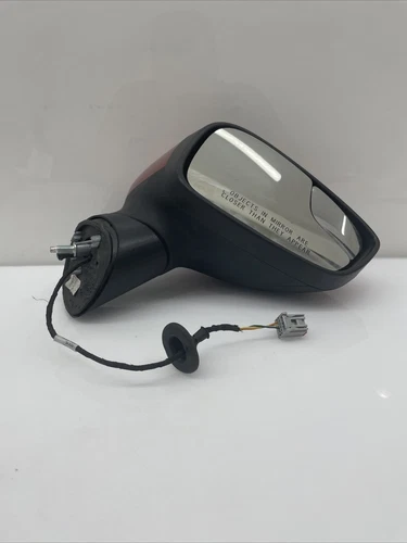 2011 2012 2013 Ford Fiesta Driver Side View Door Mirror Red Non-Heated