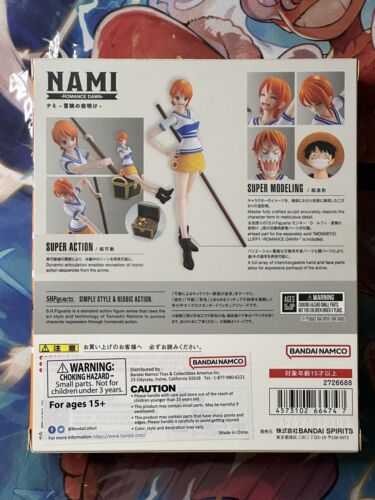 Bandai S.H.Figuarts One Piece Nami Romance Dawn USA In Hand Ships Now - Picture 3 of 6
