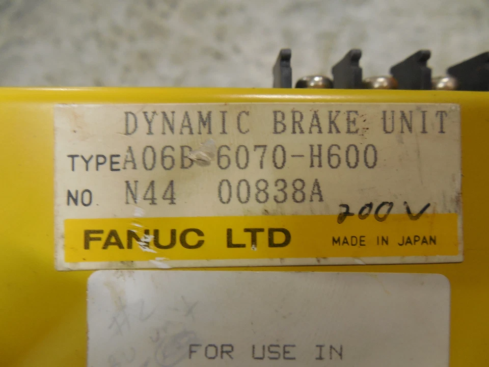 USED Fanuc A06B-6070-H600 Dynamic Brake Unit - Image 4 of 4