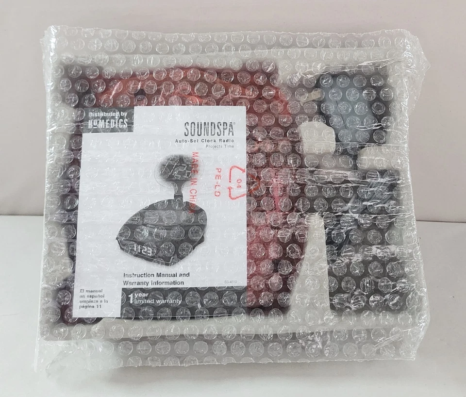 Homedics SS-4510 Soundspa Sounds Autoset Clock Projects Time - Image 4 of 4