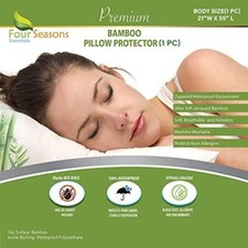 Bamboo Pillow Protector Body Size 1 PC   Pillow Cover Waterproof
