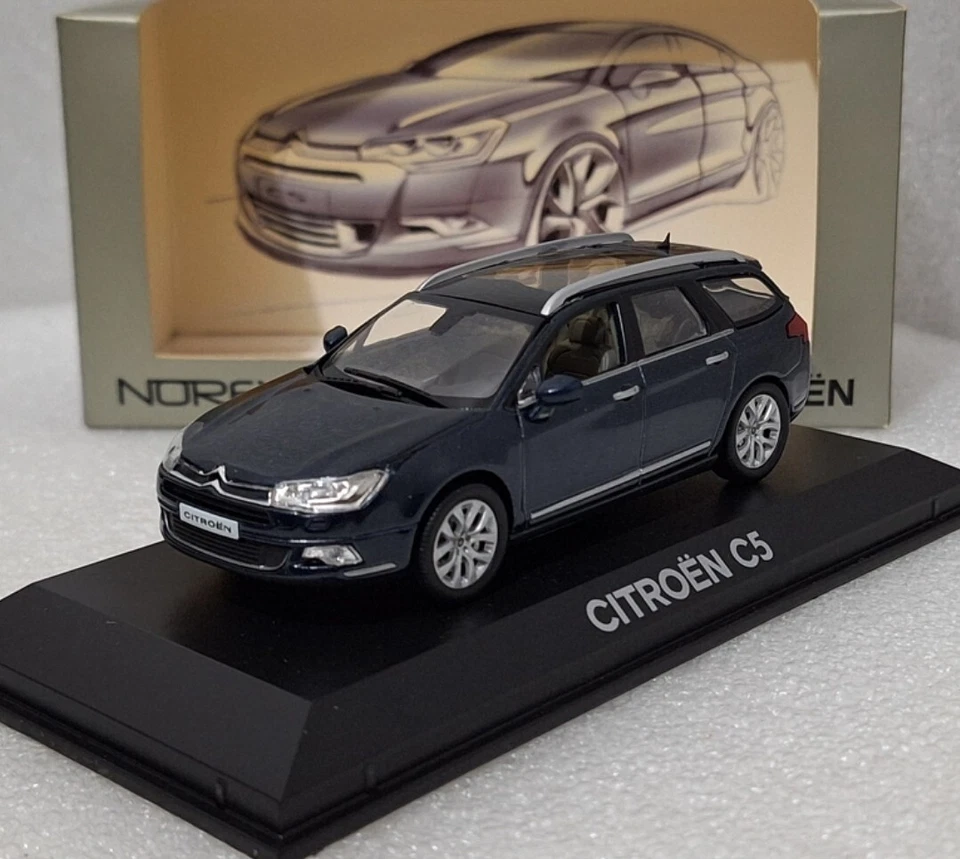 Citroen C5 Tourer SW 2008 Blue Met 1:43 Norev 1515581 EXTREMELY RARE!! - Image 2 of 4