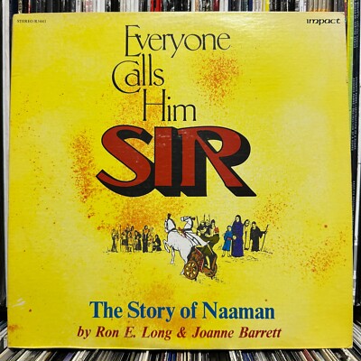 RON E. LONG + JOANNE BARRETT - EVERYONE CALLS HIM SIR (VINYL LP)  1977!!  RARE!!