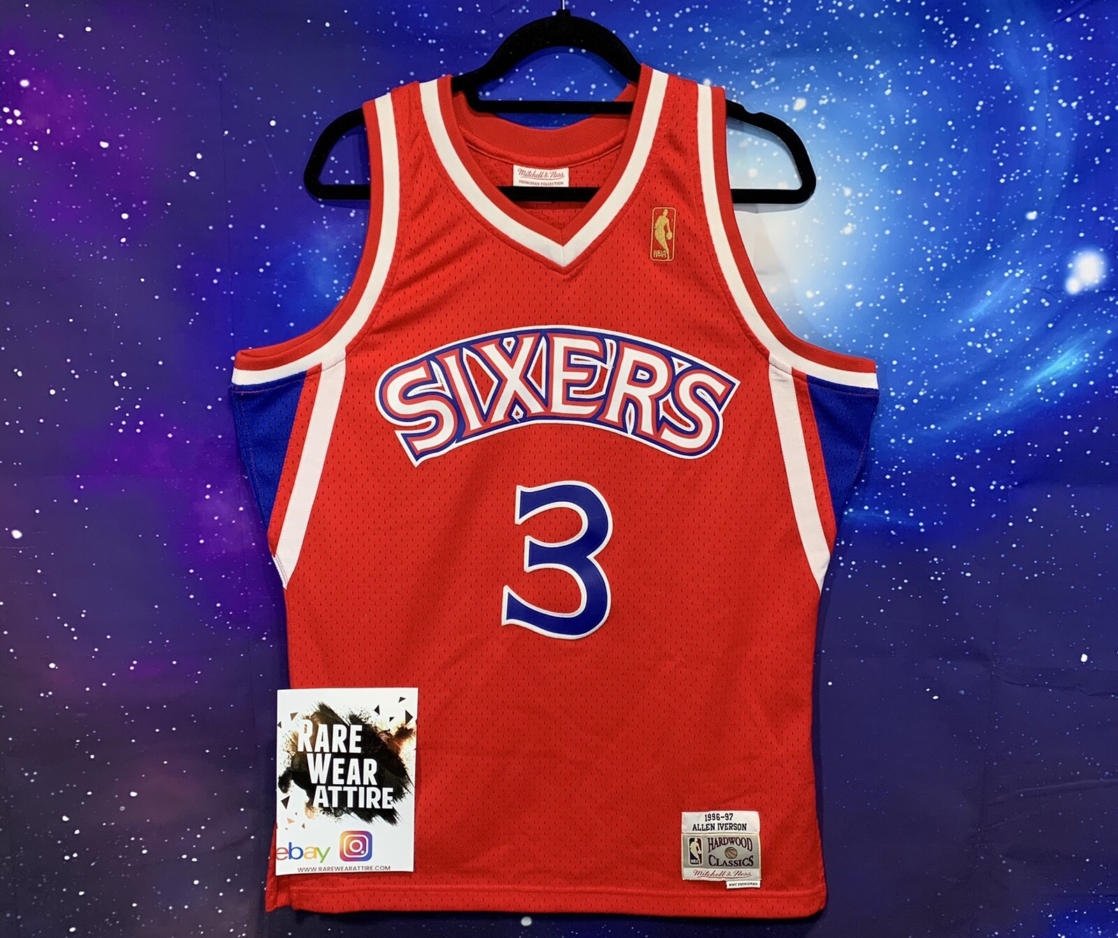 1996 sixers jersey