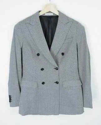 Suitsupply Parker Blazer Damen Eu 38 Wollmischung Zweireihig Muster - Bild 1 von 4