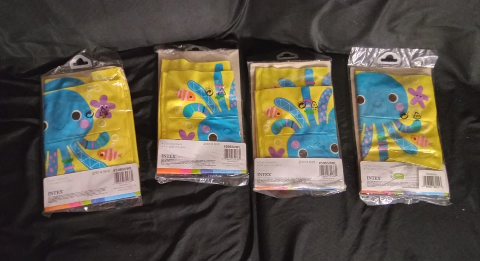 Надувные нарукавники для детского бассейна желтые и синие для детей от 3 до 6 лет - Изображение 2 из 4