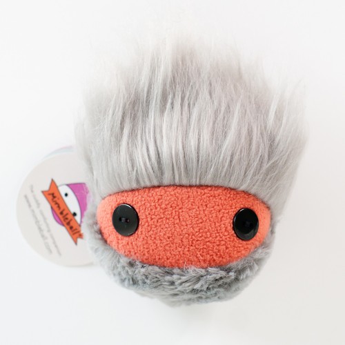 Mimbleball Ira Gray Plush Cuddly Comforting Companion Therapy Stress Ball Tags