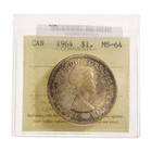 1 Dollar 1964 ICCS MS-64