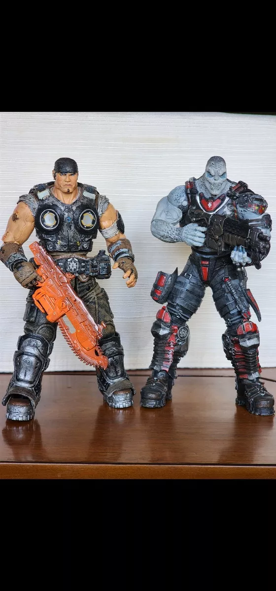 NECA Gears of War 3 Action Figure 2pack Marcus Fenix Locust Grunt for sale  online