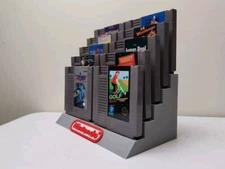 Nintendo NES 10 Cartridge Display Stand, 3D Printed
