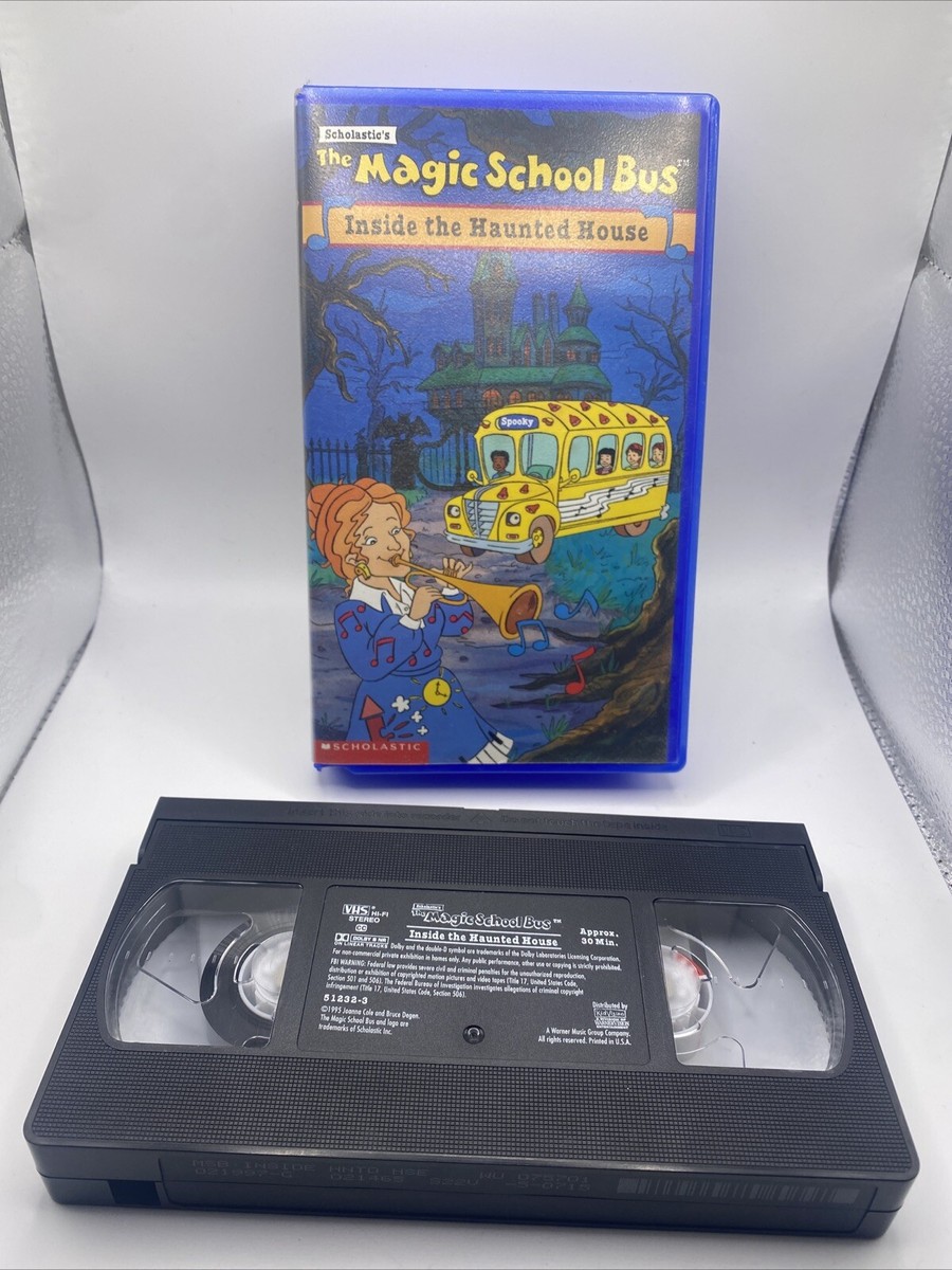 The Magic School Bus VHS LOT X3 ~ PBS Kids Scholastics - Blows Its