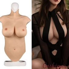 C-G Cup Realistic Silicone Breast Forms Breast Plate Fake Boobs For Crossdresser