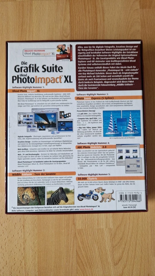 Franzis "Die Grafik-Suite - Photo Impact XL" Komplettpaket für alle Ulead-Fans! - Bild 2 von 3
