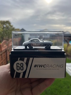 Hot Wheels Mercedes Benz 300 SL IWC Racing Zamac Schaffhausen Rare Specjal #68