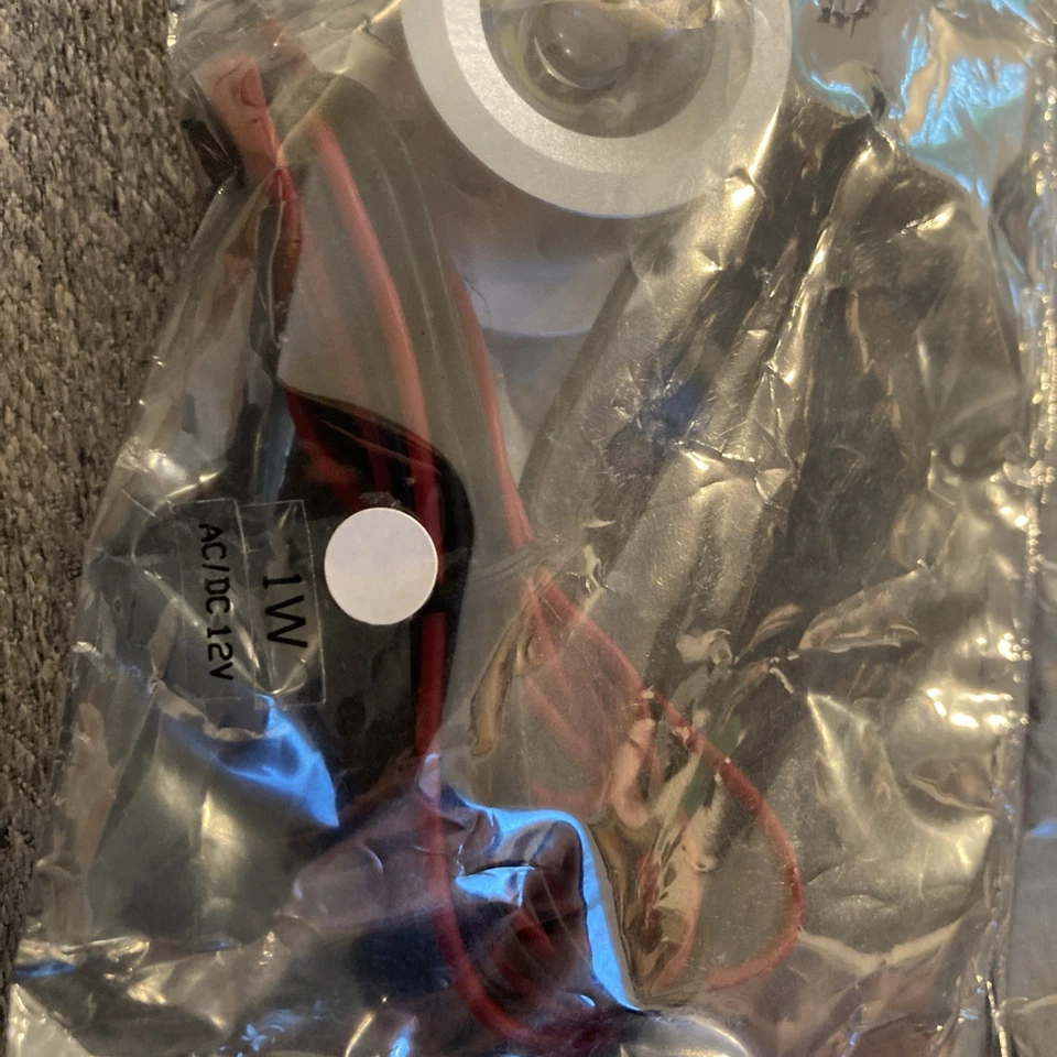 Mini LED Recessed Spot Light 1W 12V AC/DC Cabinet Deck Downlight Silver New - Image 3 of 4