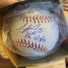 Matt Cain SIGNED BASEBALL AND O.J. Simpson Autograph Football Panel! PAIR!
