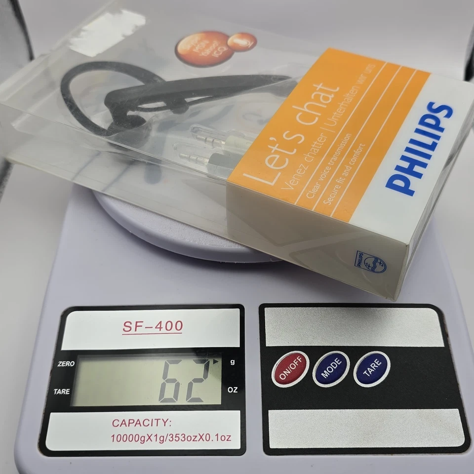 Philips Let’s Chat PC Headset • Mono Earhook • 3.5mm Wired Microphone • New Box - Image 4 of 4