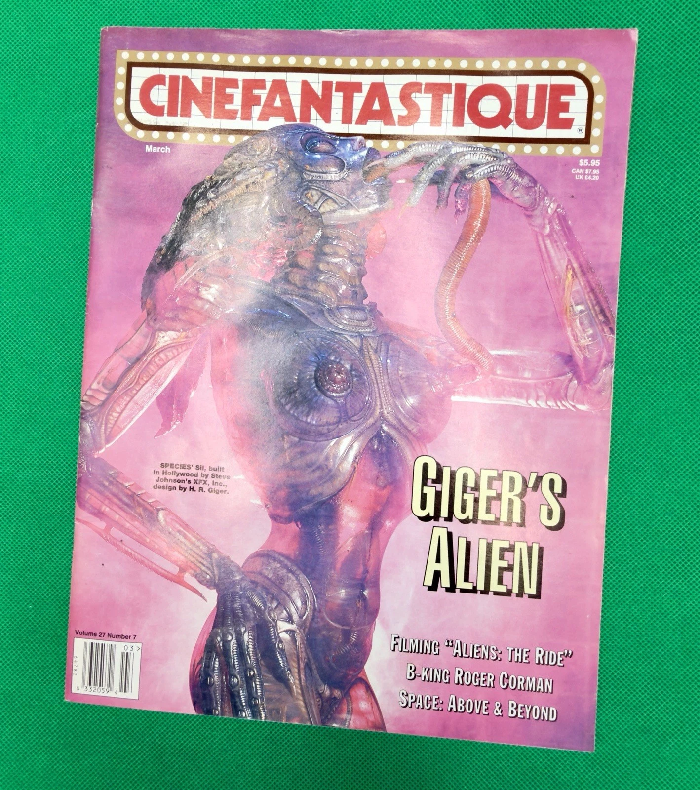 H.R. Giger Species — Cinefantastique Vol. 27 #7 photo 2