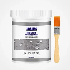 Jaysuing Transparent Waterproof Sealant Glue 300g for Kitchen Bathroom Leak Repa