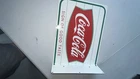 Vintage Coca Cola Flange sign Coke Fishtail 1999