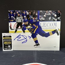 Kyle Okposo Autographed Buffalo Sabres Signed 11x14 Photo JSA COA
