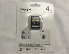 PNY Technologies 4 GB Secure Digital High Capacity Class 4 Card P-SDHC4G4-GE 