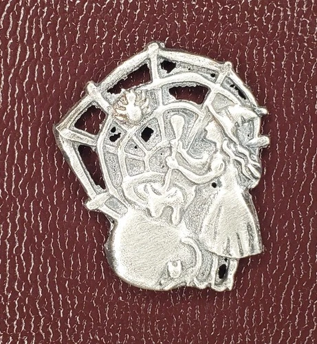 13.7 Grams .999 Fine Silver Witch Web Cat Hand Pour, Letz Go Made Bullion Bar