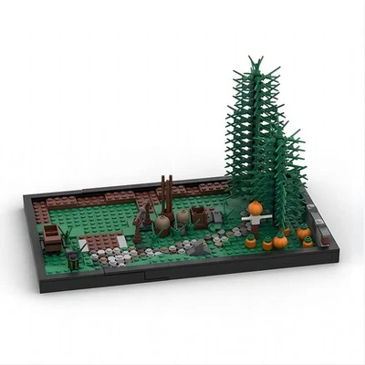 Mocs Bricks Sets 615 Parts Base Hut Expansion for Set 75947 Building Blocks Toys - Image 1 of 4
