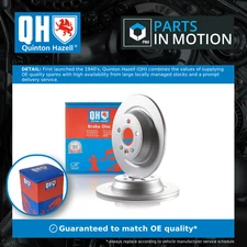 2x Brake Discs Pair Solid fits FORD GALAXY Mk2 TDCi 1.6D Rear 11 to 15 302mm Set