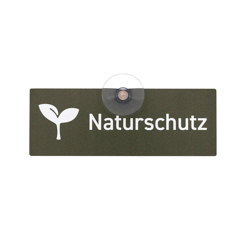 Naturschutz Schild fürs Auto mit Saugnapf  - Bild 2 von 4