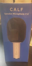 New- In Sealed Box-Calf C12 Speaker Microphone for Karaoke Bluetooth 5.2