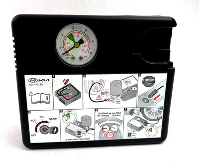 NEW Hyundai Kia 52933 PI180 Portable 12V 150W emergency Air Compressor tire pump