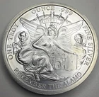 1 oz Texas Silver Round Remember the Alamo! Eagle with Lone Star E77
