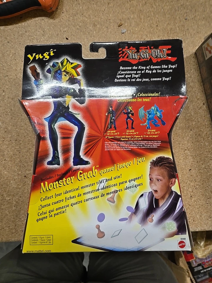Figura de acción Yugioh Mattel Yugi & Monster Grab Game 2002 nueva CAJA ABIERTA Foto 2 de 4