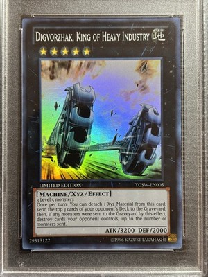 YuGiOh! - Digvorzhak, King of Heavy Industry YCSW-EN005 Limited