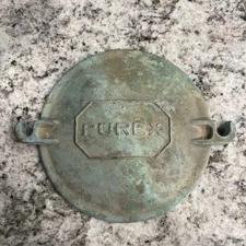 PUREX Swimming Pool Pump Lid  Vintage Bronze/Brass