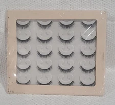 Short Eyelashes Natural Look 6D Wispy Mink Lashes 10 Pairs 100% Handmake