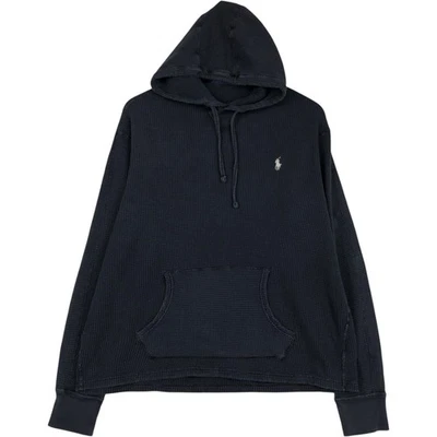 Used Ralph Lauren POLO RALPH LAUREN hooded thermal long-sleeve T-shirt waffl... - Image 1 of 4