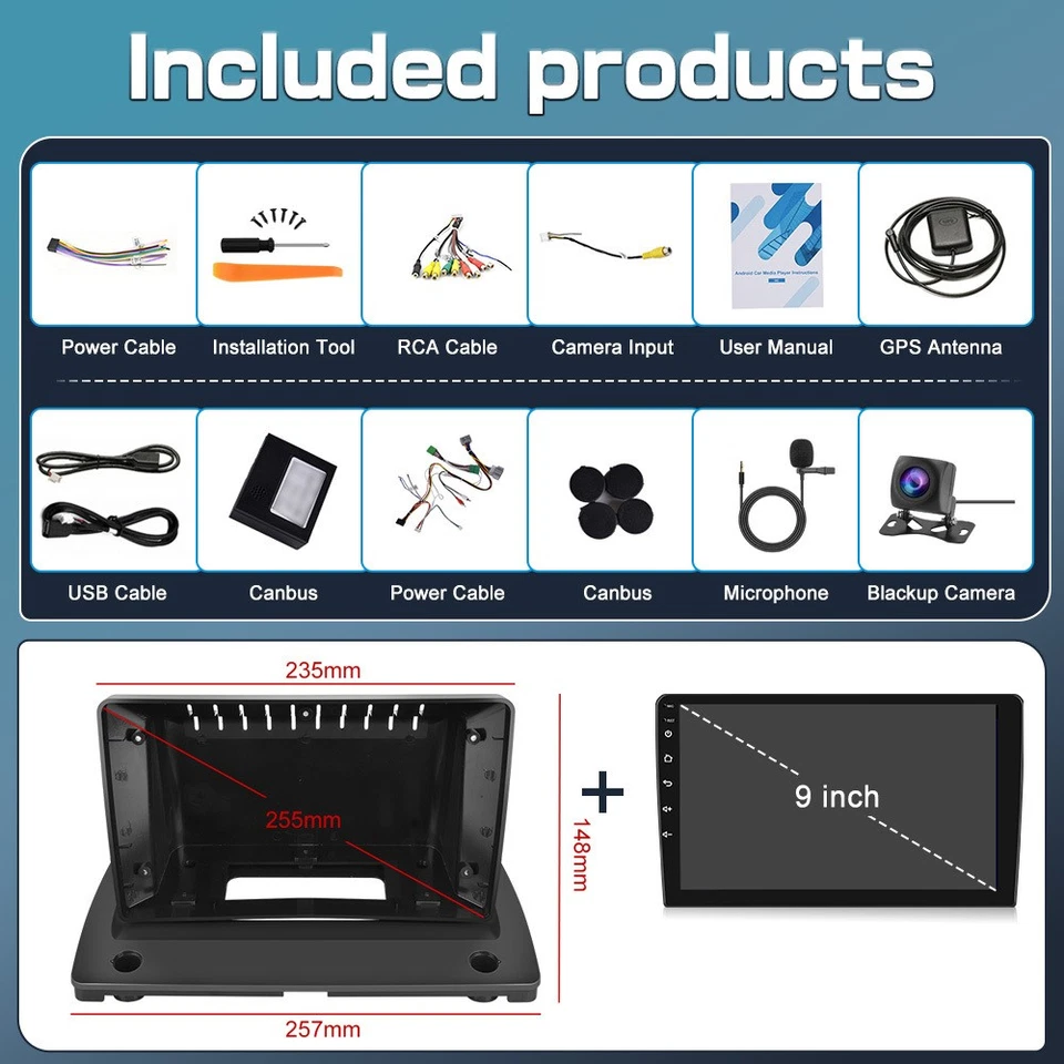 For Volvo XC90 2004-2014 Android 15 Car Stereo Radio GPS NAVI SWC BT CarPaly 64G - Image 4 of 4