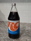 VINTAGE - OVERSIZED, 1 Pint (28 fluid oz.), SEALED, RC COLA Glass Bottle ‼️