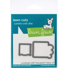 LF2168 Love Poems - Lawn Cuts Custom Craft Dies