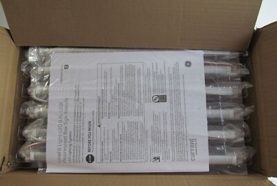 6-PACK GE TETRA LINEFIT GEF18DHOLED-1 BOX SIGN LED RETROFIT LAMP BAR 6500K 8.6W