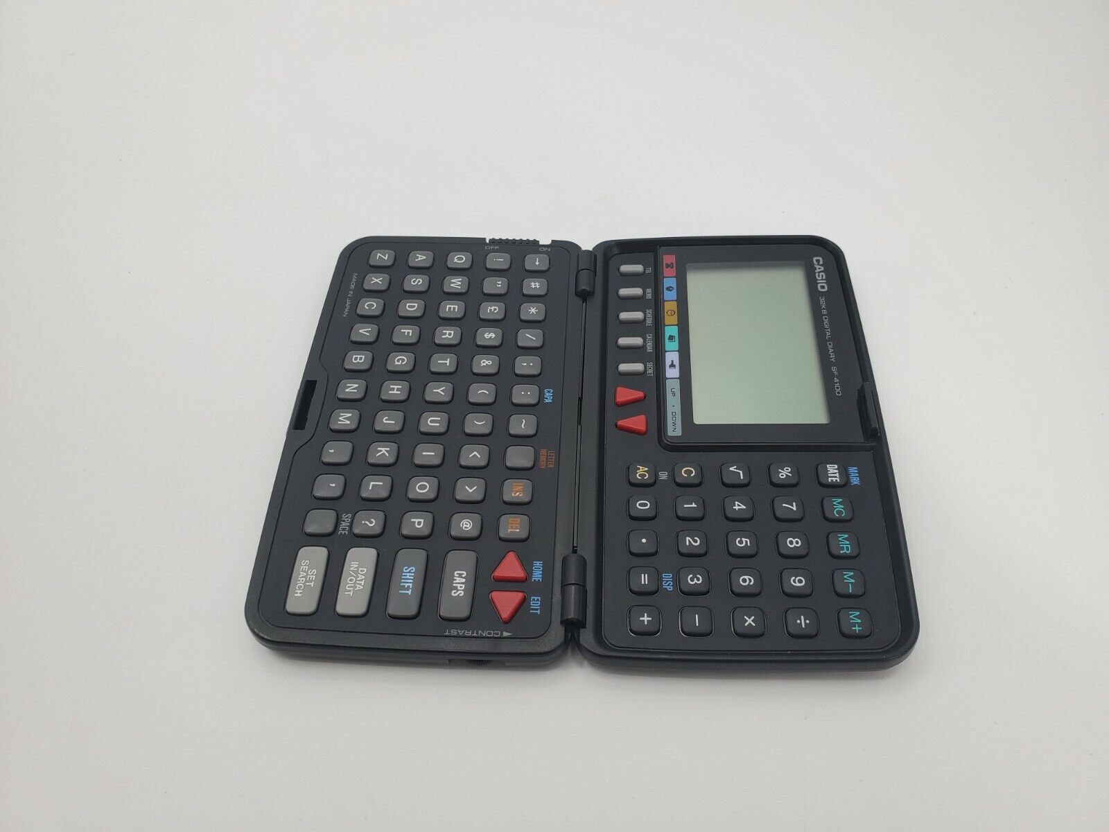 Vintage 1980s Casio SF-4500 Digital Diary Calculator Memo Calendar