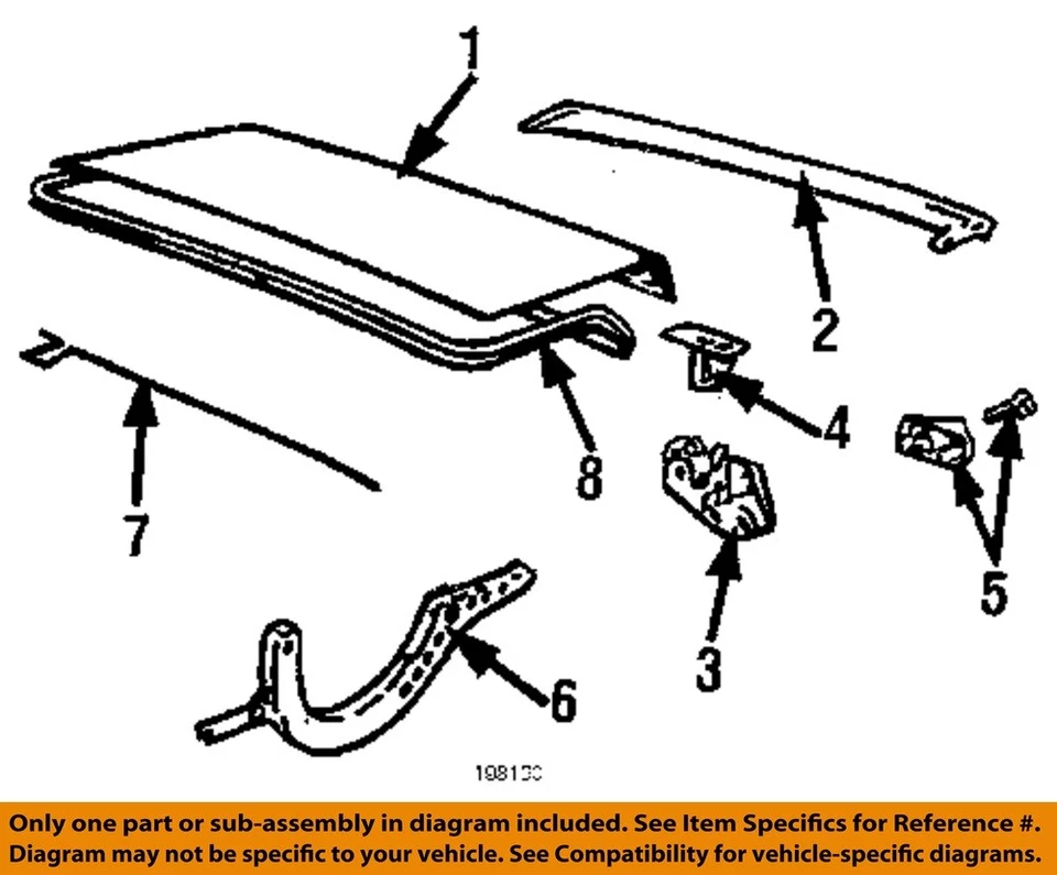 BMW 325I E30 1987 88 89 90 91 92 1993 OEM tapa maletero convertible desnudo Foto 3 de 4