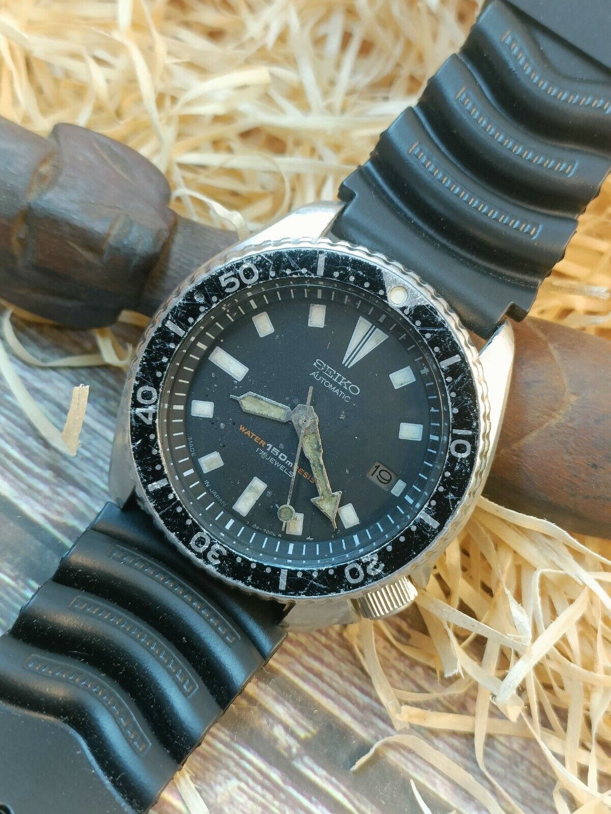 AUTHENTIC SEIKO AUTOMATIC SCUBA DIVER'S 17 JEWELS 7002-7001 MEN'S RETRO  WATCH | eBay