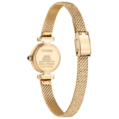 CITIZEN Kii: EG7082-66A Stainless Steel Eco-Drive Solar Watch Gold