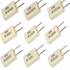 MPR SLR 56 5W Non Inductive Cement Resistor 0.1 0.2 0.22 0.3 0.33 0.47 0.5 ohm