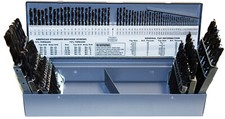 115pc Drill Set, 1/16" to 1/2", 1 to 60, A to Z. Jobber Length, High Speed
