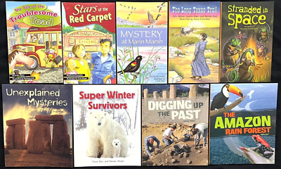 5th Grade - RIGBY - Level U - STUDENT READERS (9 Books) (2020)
