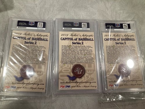 2018 HA Capitol of Baseball Series 1 Brown, Hopp & Stengel YANKEES - Picture 3 of 3